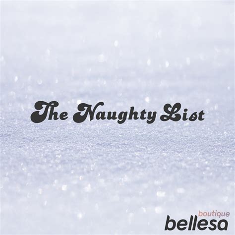 bellsea women|Bellesas Annual Naughty List Has Officially。